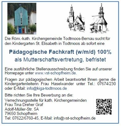Stellenanzeige