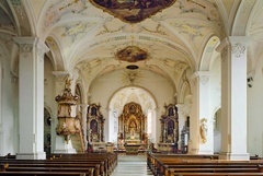 Innenraum der Wallfahrtskirche