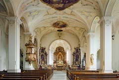 Innenraum der Wallfahrtskirche Innenraum der Wallfahrtskirche